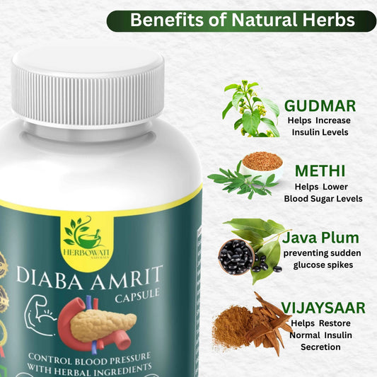 Diaba Amrit Capsules (60 Caps)
