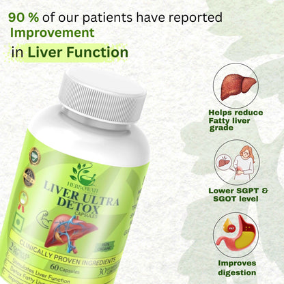 Liver Ultra detox - Best Ayurvedic medicine for fatty liver (Grade 1, 2 & 3)