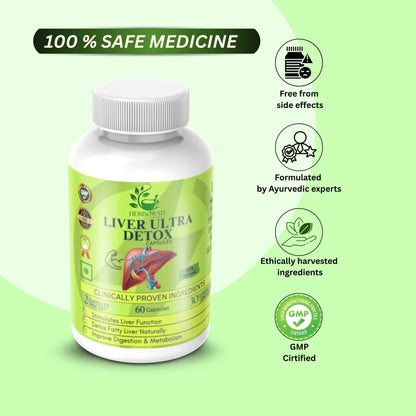 Liver Ultra detox - Best Ayurvedic medicine for fatty liver (Grade 1, 2 & 3)