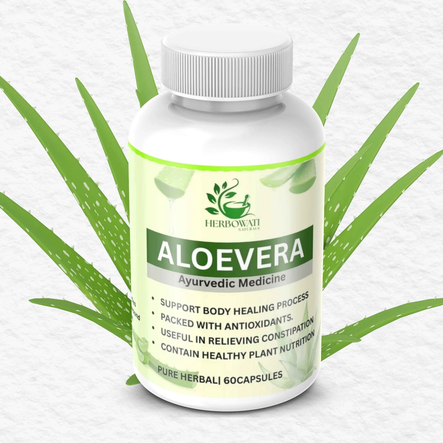 Aloe Vera Ayurvedic Capsules (60 Caps)