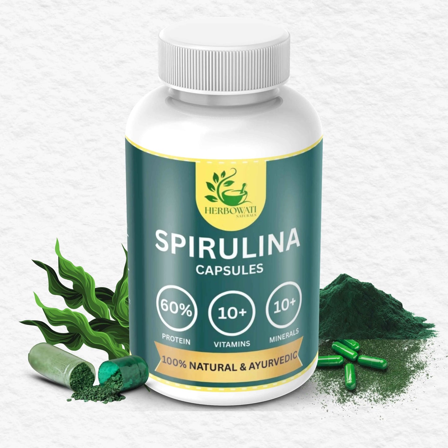 Spirulina Capsules (60 Caps)