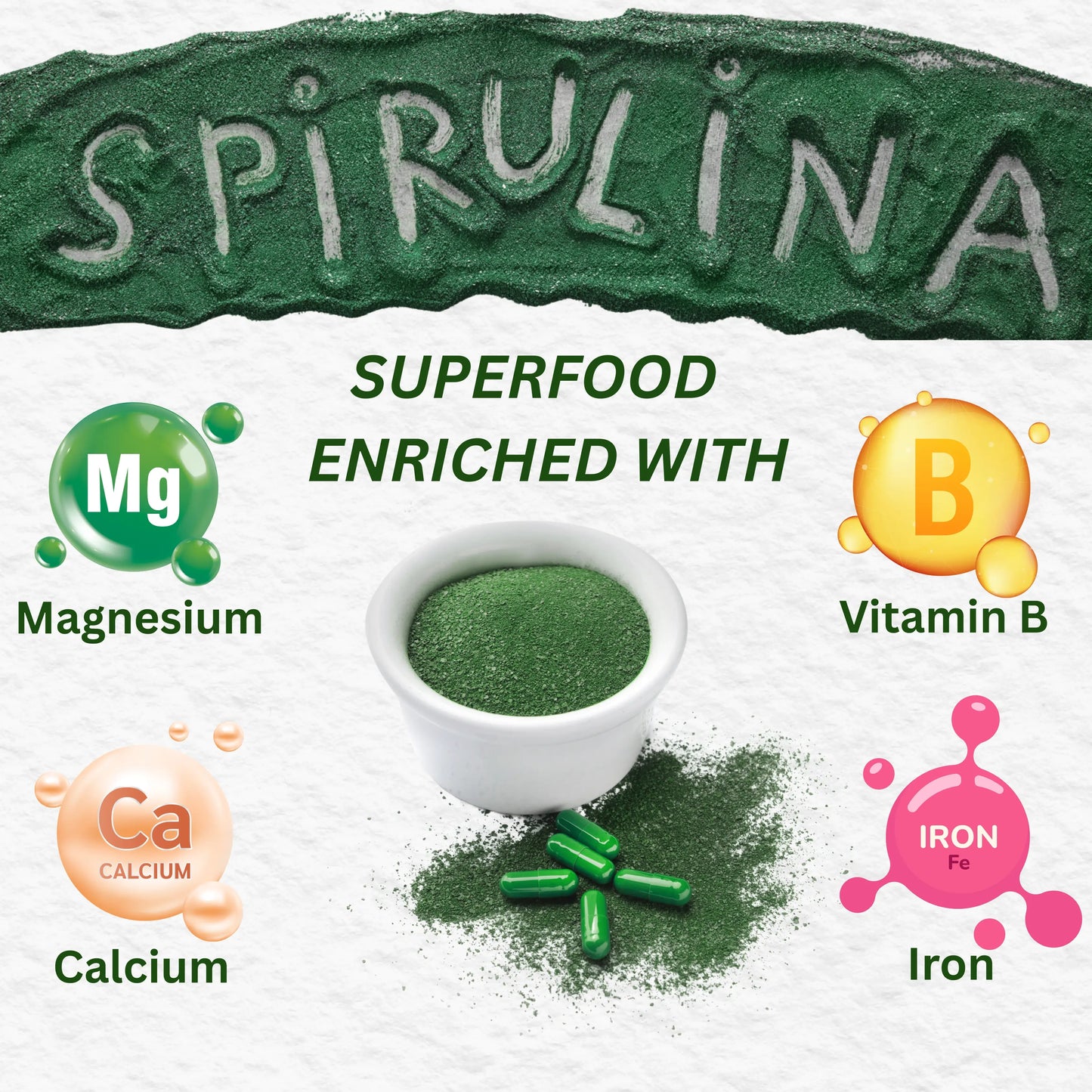 Spirulina Capsules (60 Caps)