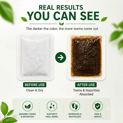 🌿Pure Herbal & Ginger🫚Detox Foot Patches Body Detox 🌿• Liver Support 😴• Better Sleep & ⚡Active Mornings 👉BUY 10 GET 20 FREE 🎉(Pack of 30)  Option 2