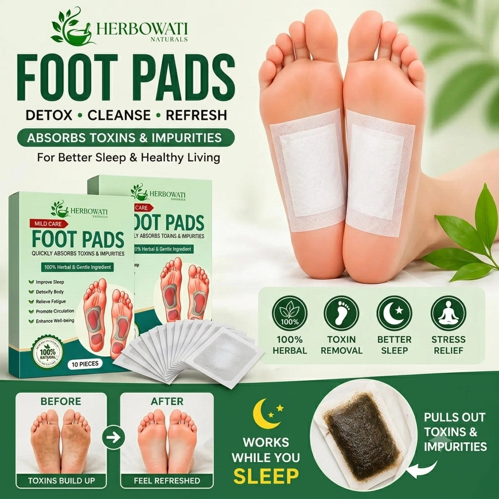 🌿Pure Herbal & Ginger🫚Detox Foot Patches Body Detox 🌿• Liver Support 😴• Better Sleep & ⚡Active Mornings 👉BUY 10 GET 20 FREE 🎉(Pack of 30)  Option 2