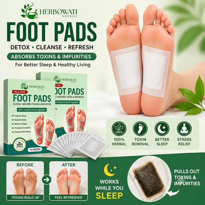 🌿Pure Herbal & Ginger🫚Detox Foot Patches Body Detox 🌿• Liver Support 😴• Better Sleep & ⚡Active Mornings 👉BUY 10 GET 20 FREE 🎉(Pack of 30)  Option 2