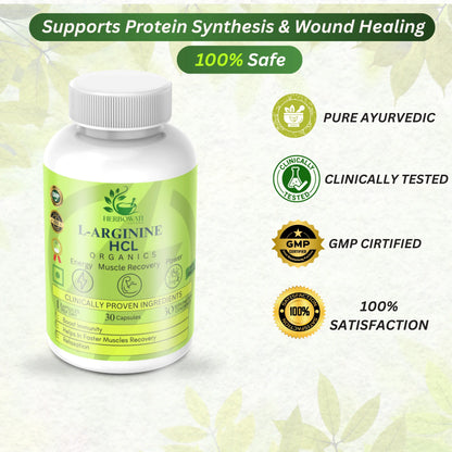 L-Arginine HCL (30 Caps)