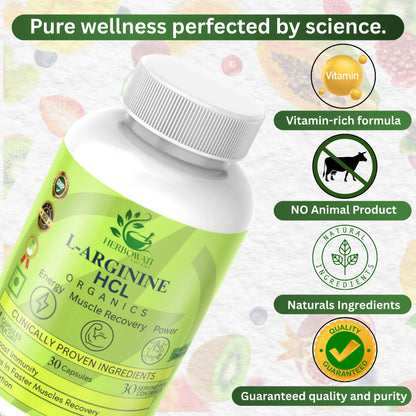 L-Arginine HCL (30 Caps)