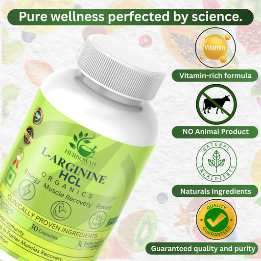 L-Arginine HCL (30 Caps)