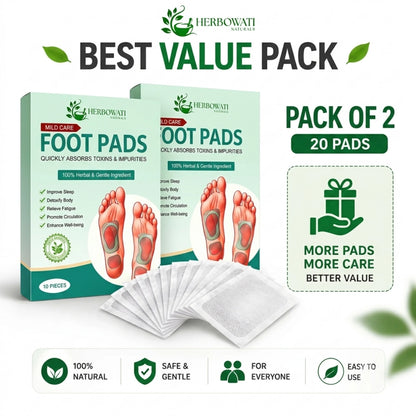 🌿Pure Herbal & Ginger🫚Detox Foot Patches Body Detox 🌿• Liver Support 😴• Better Sleep & ⚡Active Mornings 👉BUY 10 GET 20 FREE 🎉(Pack of 30)  Option 2