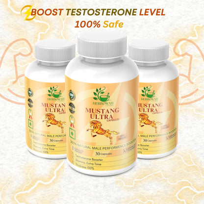 Mustang Ultra for Testosterone Level Boost (30 Capsules)