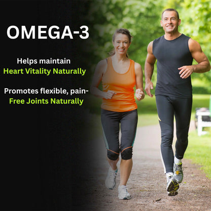 Omega-3 Fish Oil Triple Strength – Heart, Joint & Brain Support (60 Softgels)
